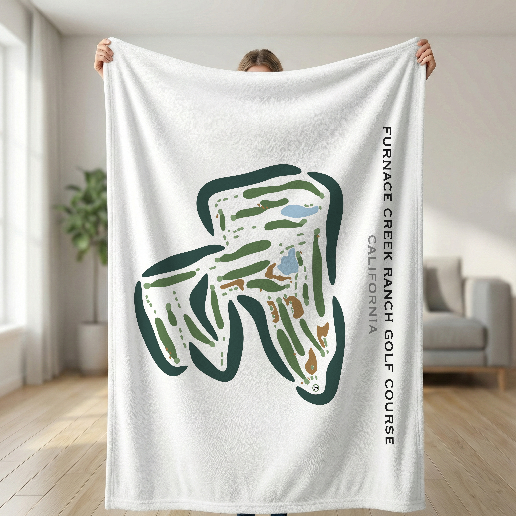 Furnace Creek Golf Course, California - Printed Golf Courses