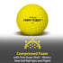 GoSports Foam Flight Practice Golf Balls - Choose White or Yellow - Pack of 24 Limited Flight Training Balls