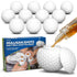 GoSports Mulligan Shots Golf Ball Shot Glasses with Lids - 12 Pack - Funny Golf Gifts for Men