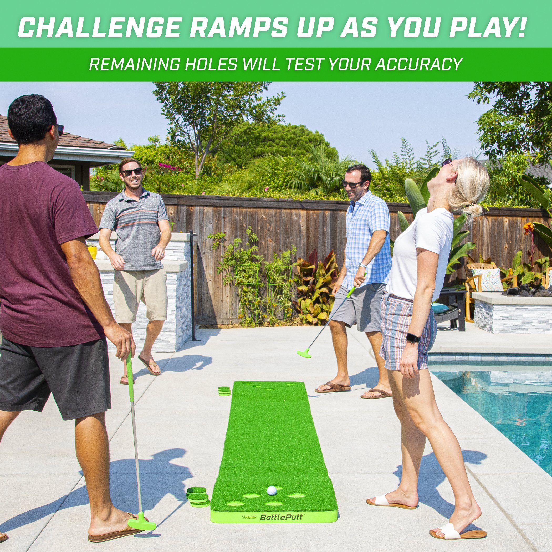 GoSports BattlePutt - Pong-Inspired Golf Putting Game