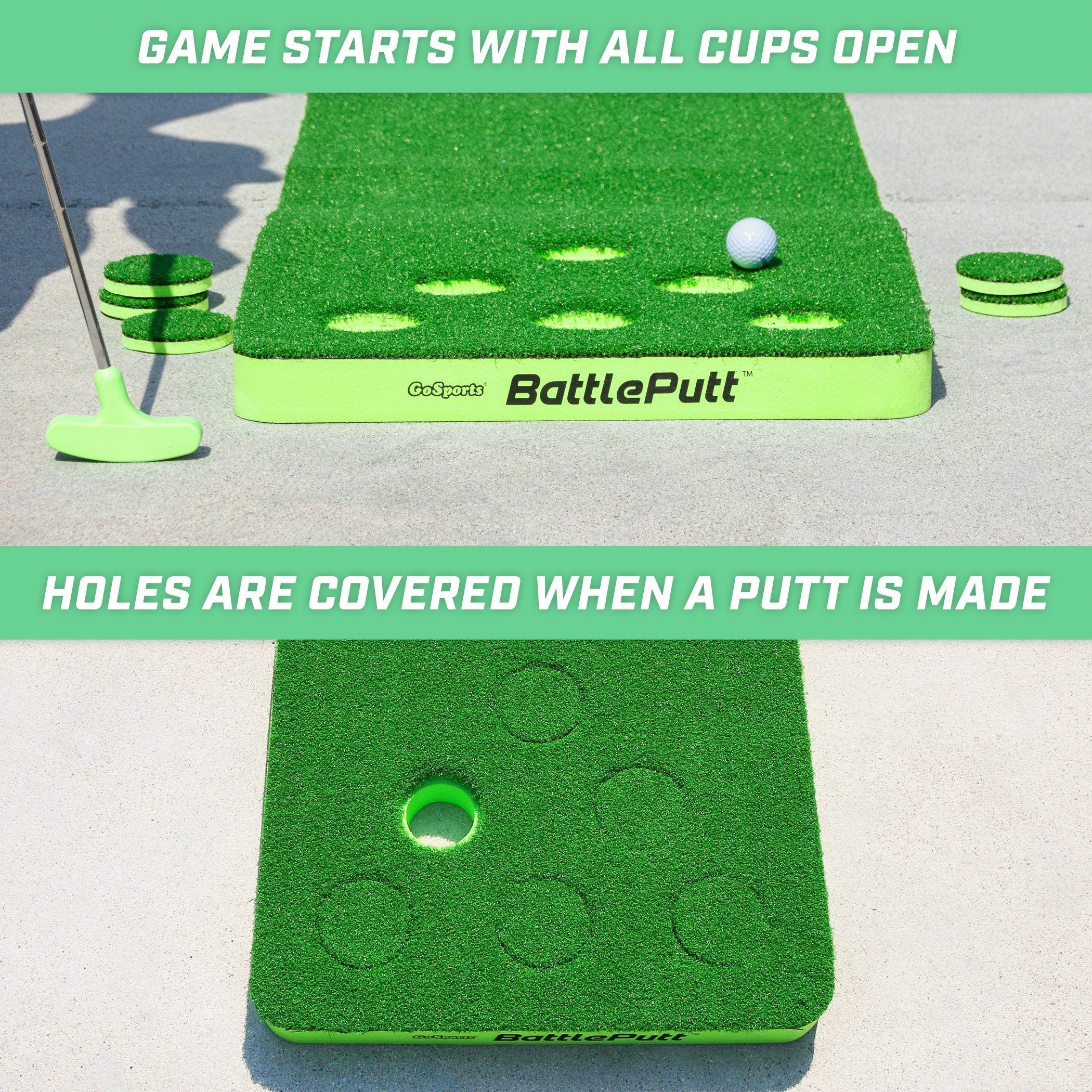 GoSports BattlePutt - Pong-Inspired Golf Putting Game