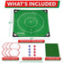 GoSports BattleChip Pong Chipping Golf Games For Adults and Families - Outdoor & Indoor Golf Game Set - Home, Backyard, Lawn, Beach, & More - 1 Board
