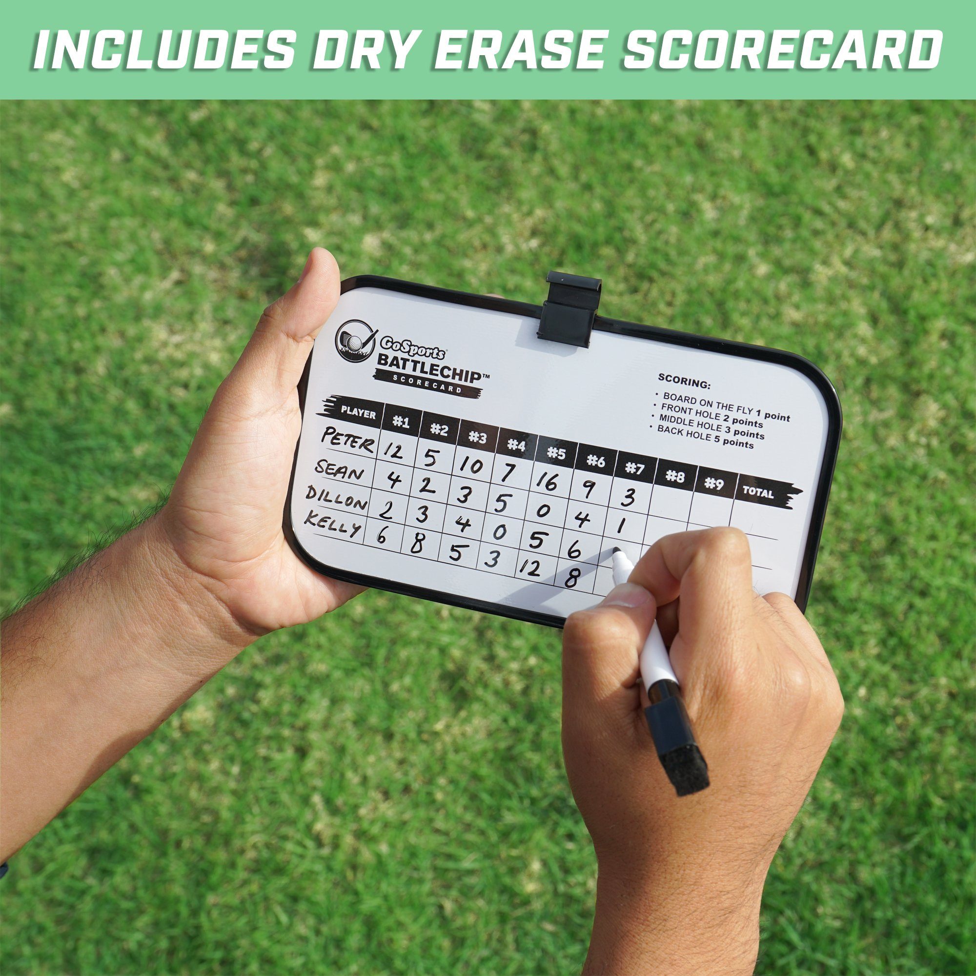 GoSports BattleChip MATCH Backyard Golf Cornhole Game