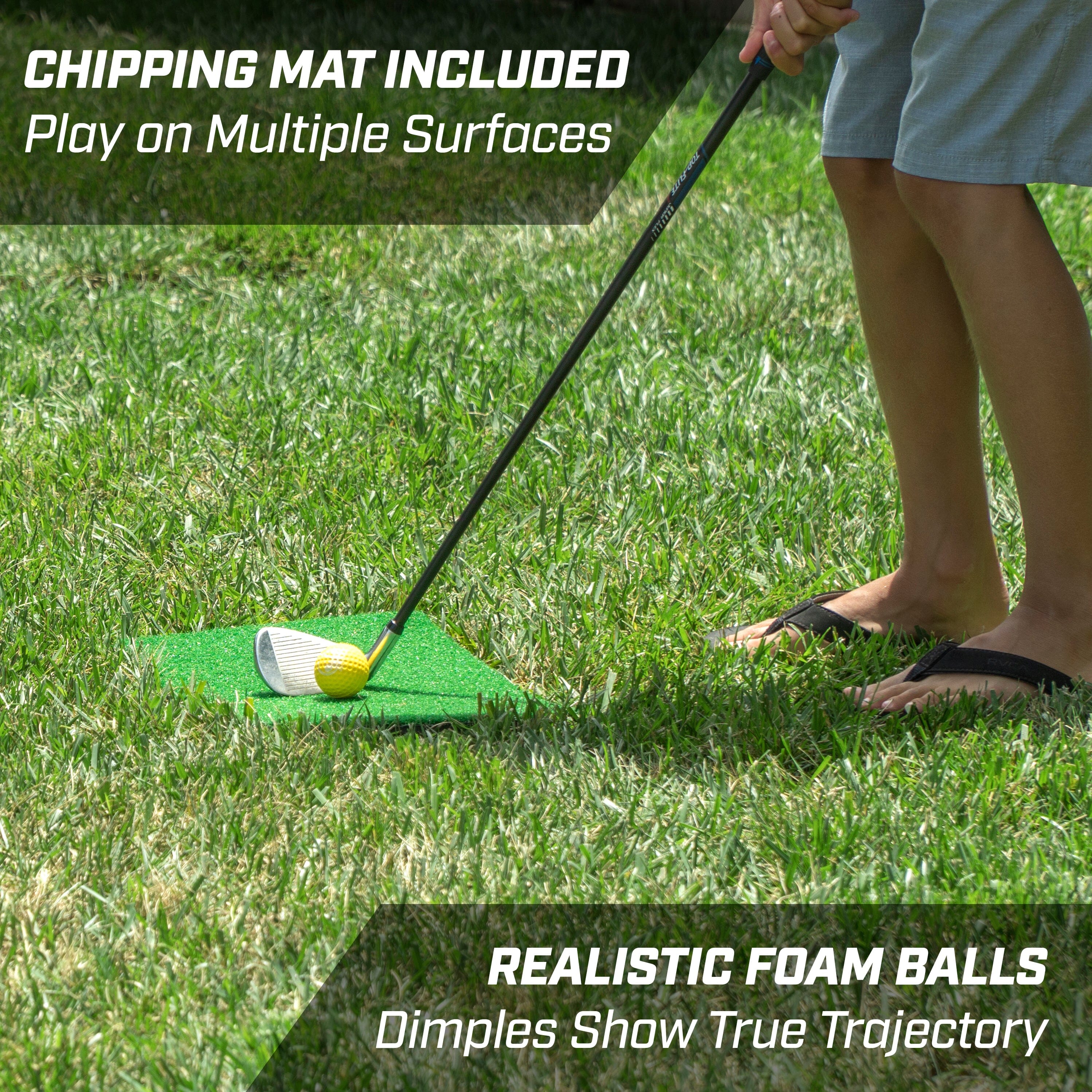 GoSports BattleChip VERSUS Golf Cornhole Chipping Game