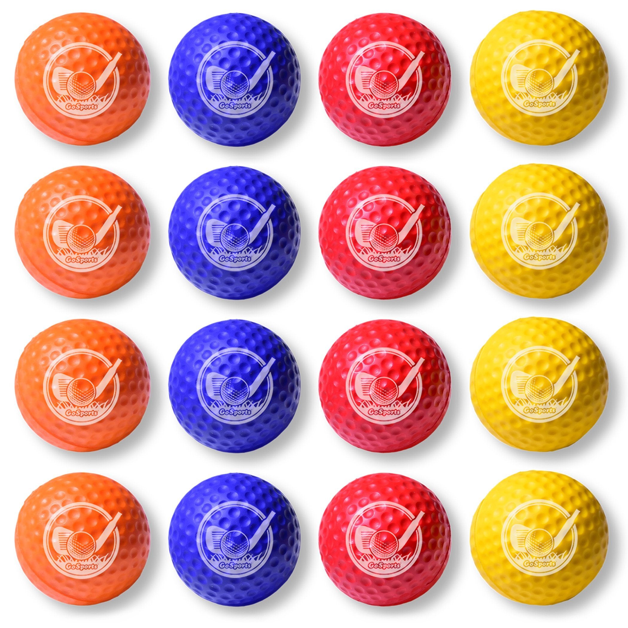 GoSports Foam Golf Practice Balls for Indoor and Outdoor Training and Short Game Practice