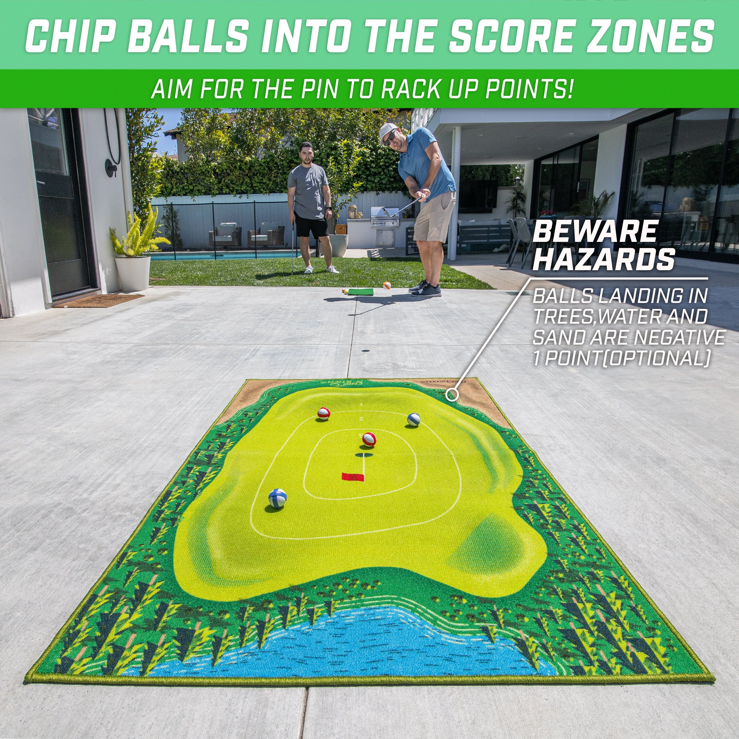 GoSports Mid-Size Chip N' Stick Golf Game