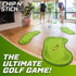 GoSports Chip N' Stick Links - Indoor & Outdoor Golf Game with Sticky Balls and Chipping Mat