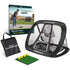 GoSports Chipster PRO Golf Chipping Net - Portable Outdoor & Indoor Golf Practice Target with Hitting Mat and 4 Foam Balls - Best Gifts for Golfers - Black