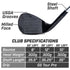 GoSports Tour Pro Golf Wedge Set - Black