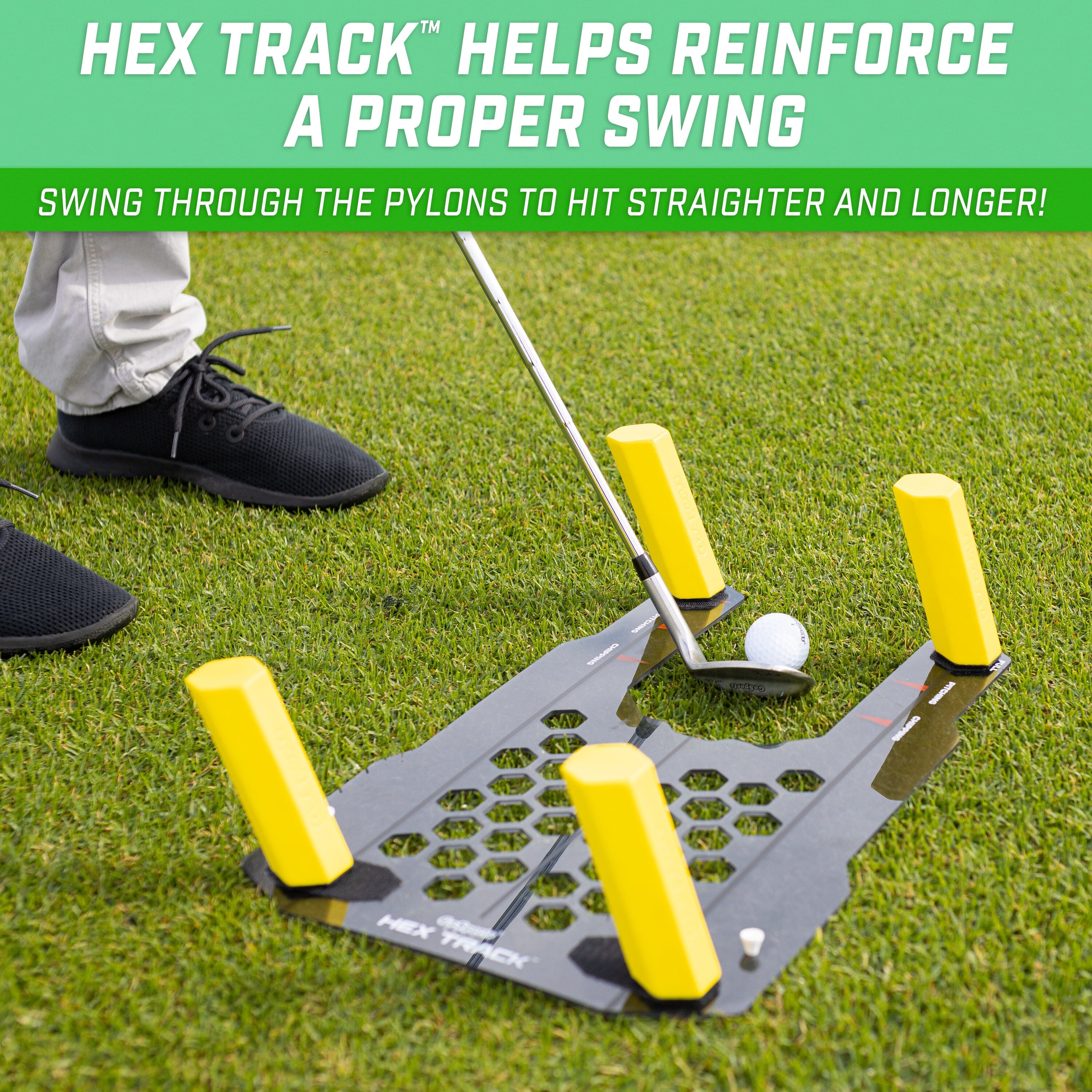 GoSports Golf HEX TRACK Swing Path Guide