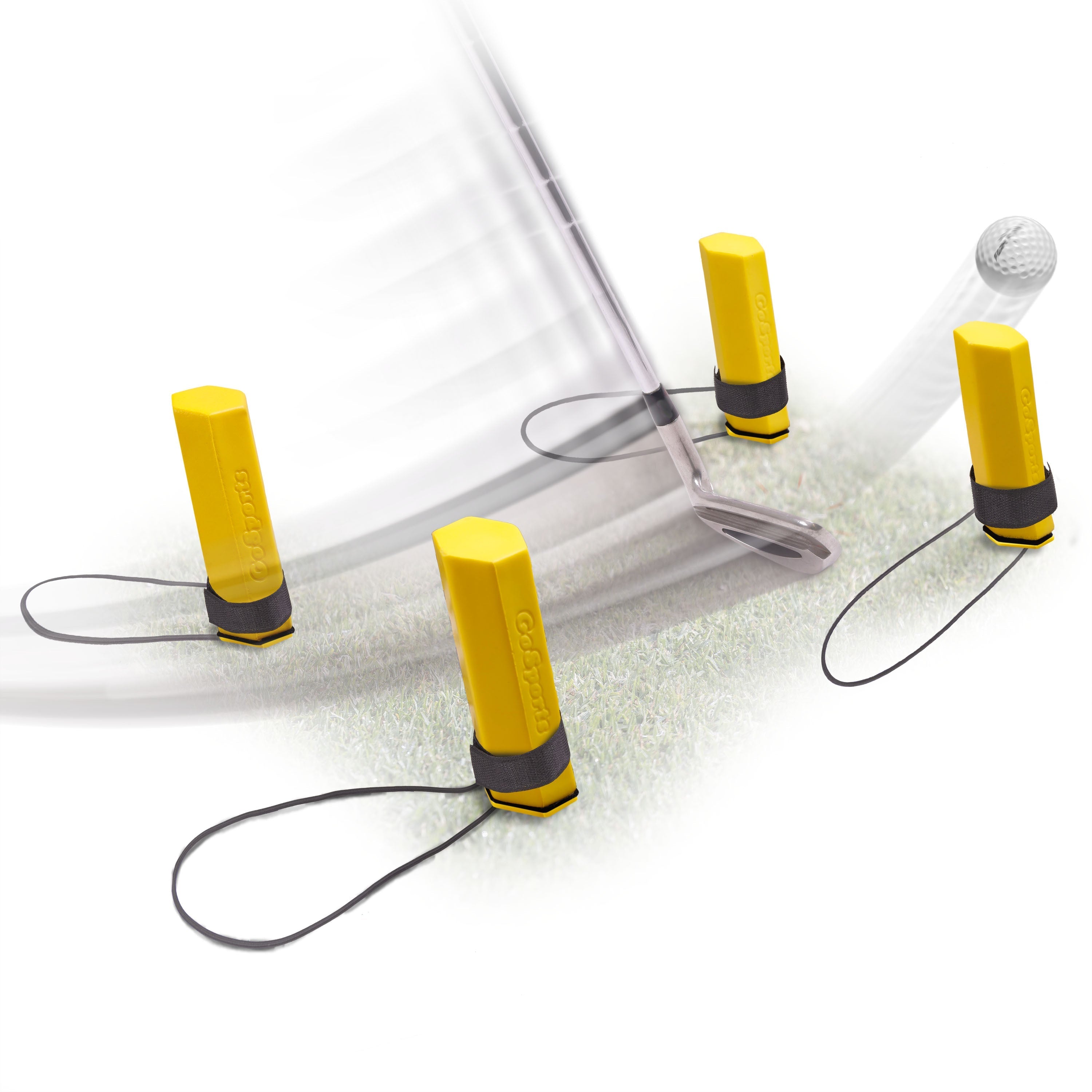 GoSports Golf HEX TRACK Swing Path Training Pylons