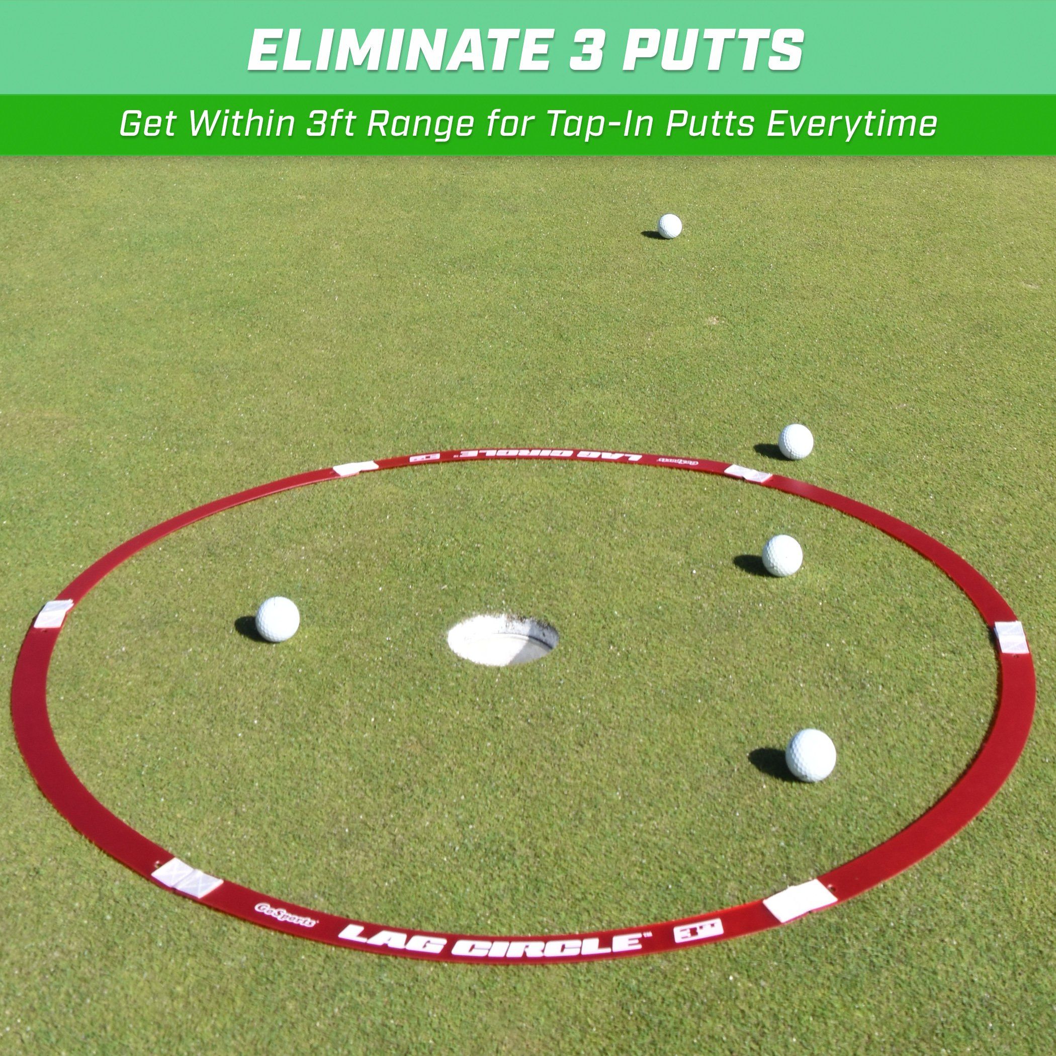 GoSports LAG CIRCLE Putting and Chipping Training Tool