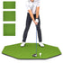 GoSports Golf Hitting Mat - PRO 5 x 5 ft Octagon - 15 mm