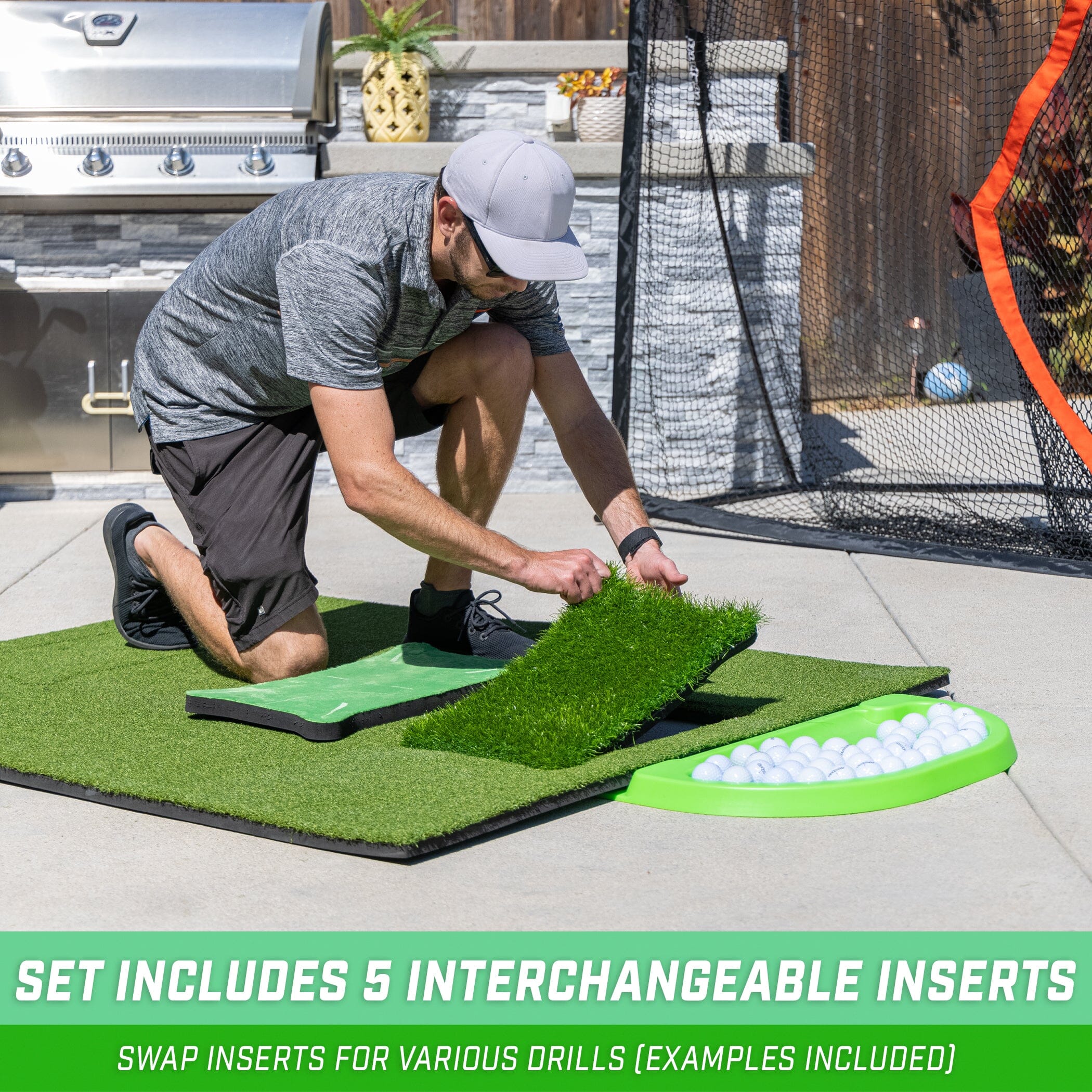 GoSports 5 ft x 4 ft PRO Golf Practice Hitting Mat