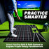 GoSports 5 x 5 Golf Hitting Mat - Fix Slices & Hooks - Stance Mat for Indoor & Outdoor Practice