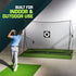 GoSports 10 ft x 7 ft Golf Practice Hitting Net Portable Training Net for Home & Range