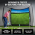 GoSports Range Cage 10 ft x 8 ft Golf Practice Hitting Net with Impact Screen