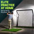 GoSports Elite Golf Practice Net with Steel Frame - Choose 10' or 7' Size