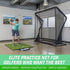 GOSPORTS ELITE GOLF PRACTICE NET WITH STEEL FRAME - 7 FT SIZE