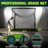 GoSports 8 x 8 ft ELITE Golf Net with LoftGuard Canopy and Steel Frame - Indoor & Outdoor Practice Golf Hitting Net