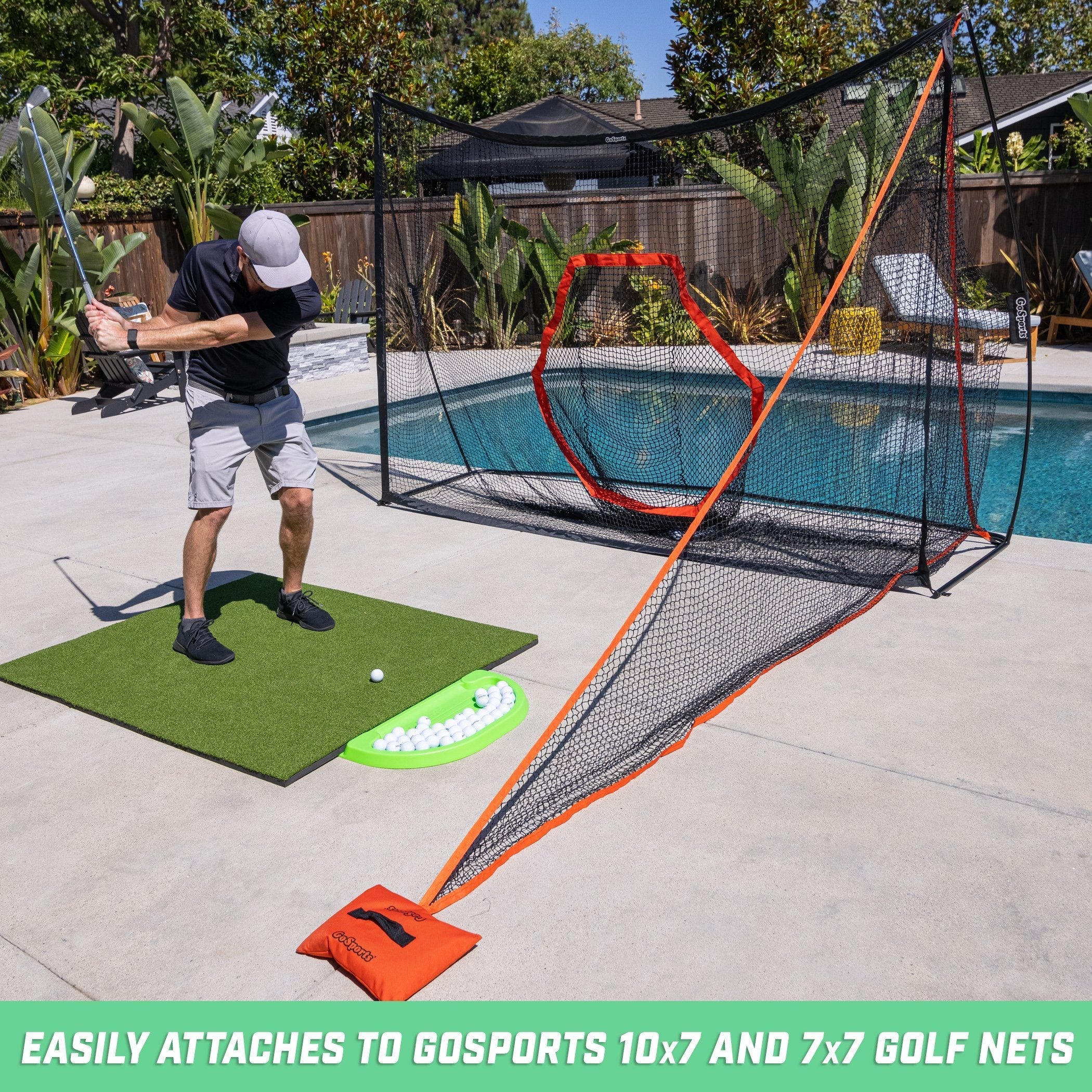 GoSports Shank Net Attachment for Golf Hitting Nets