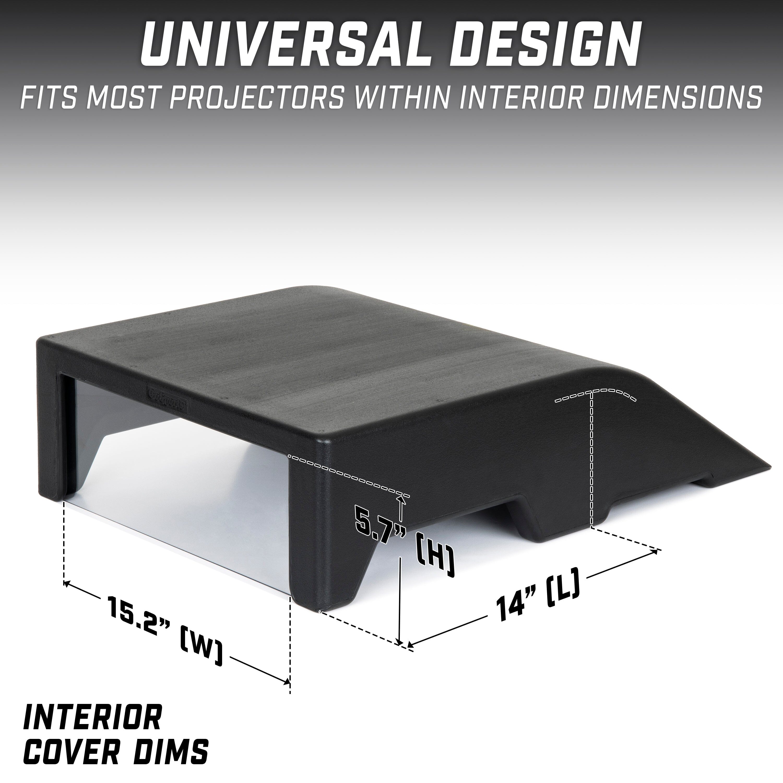 GoSports Golf Simulator Projector Cover - Floor Mounted Enclosure