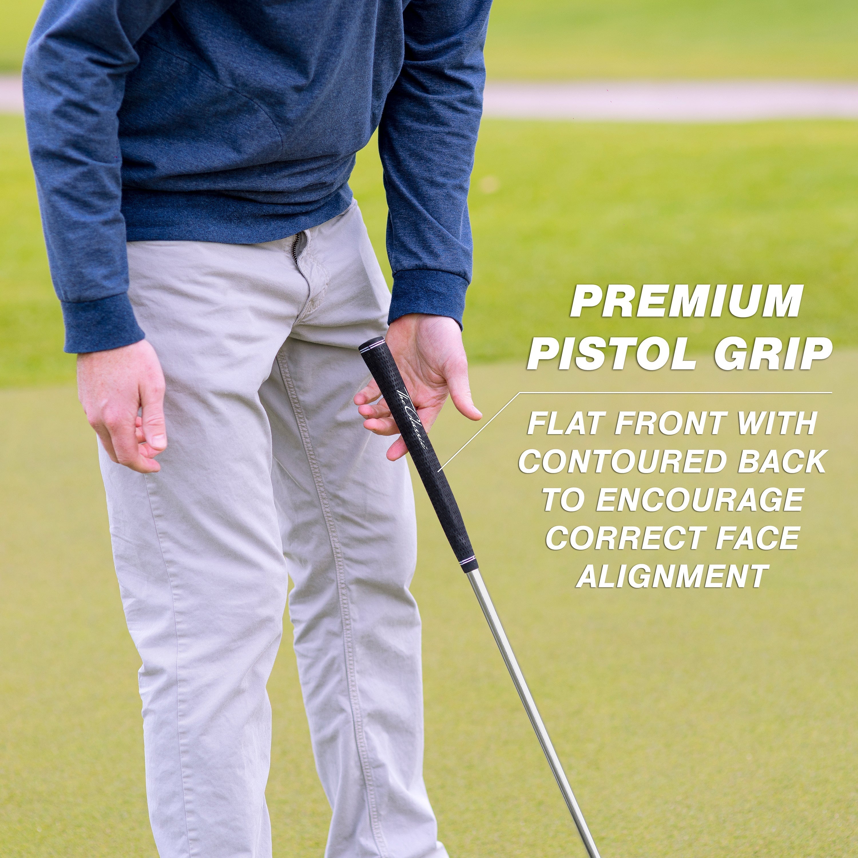 GoSports Classic Golf Blade Putter- 35" Premium Grip