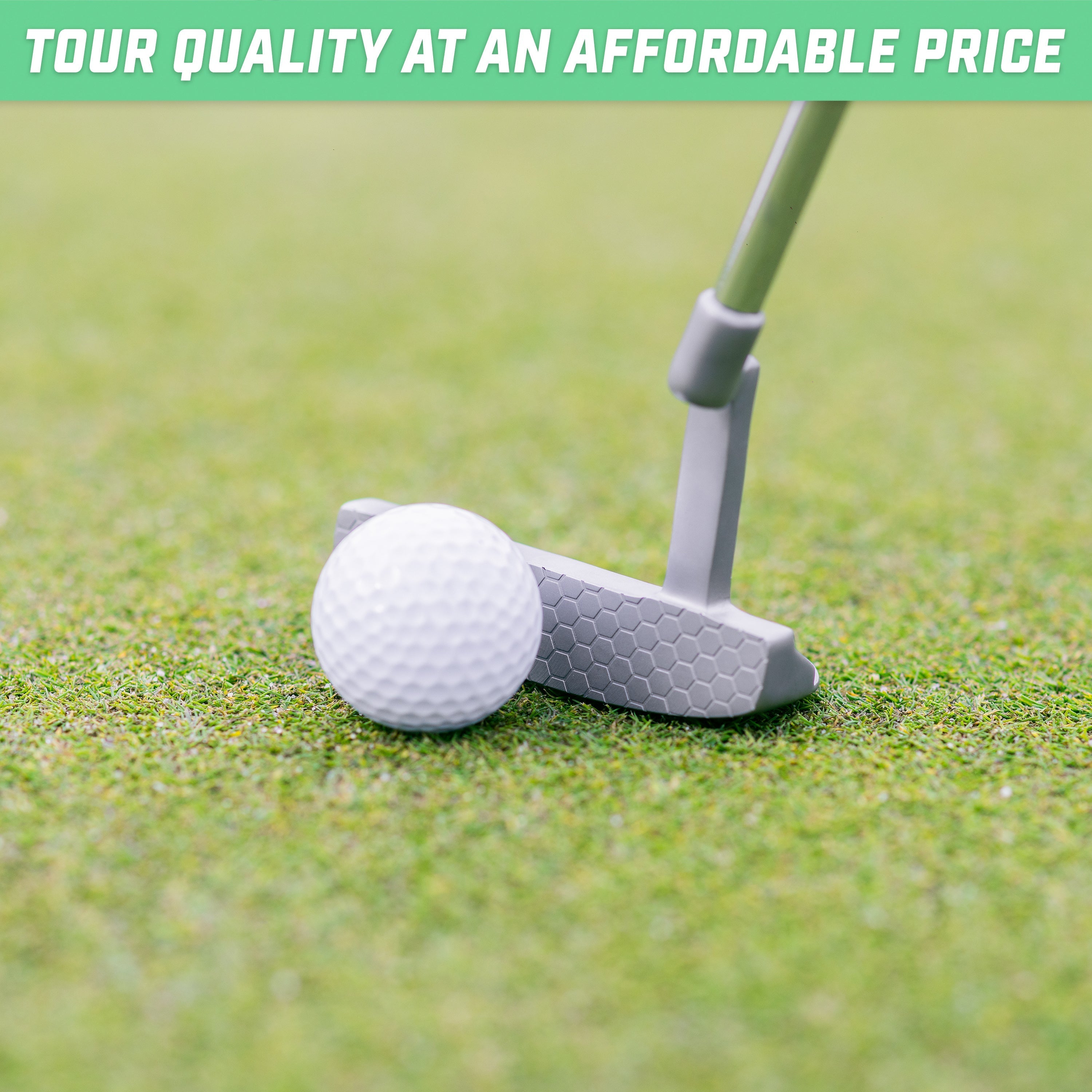 GoSports GS2 Tour Golf Mallet Putter Performance Head Designed for Stability and Control