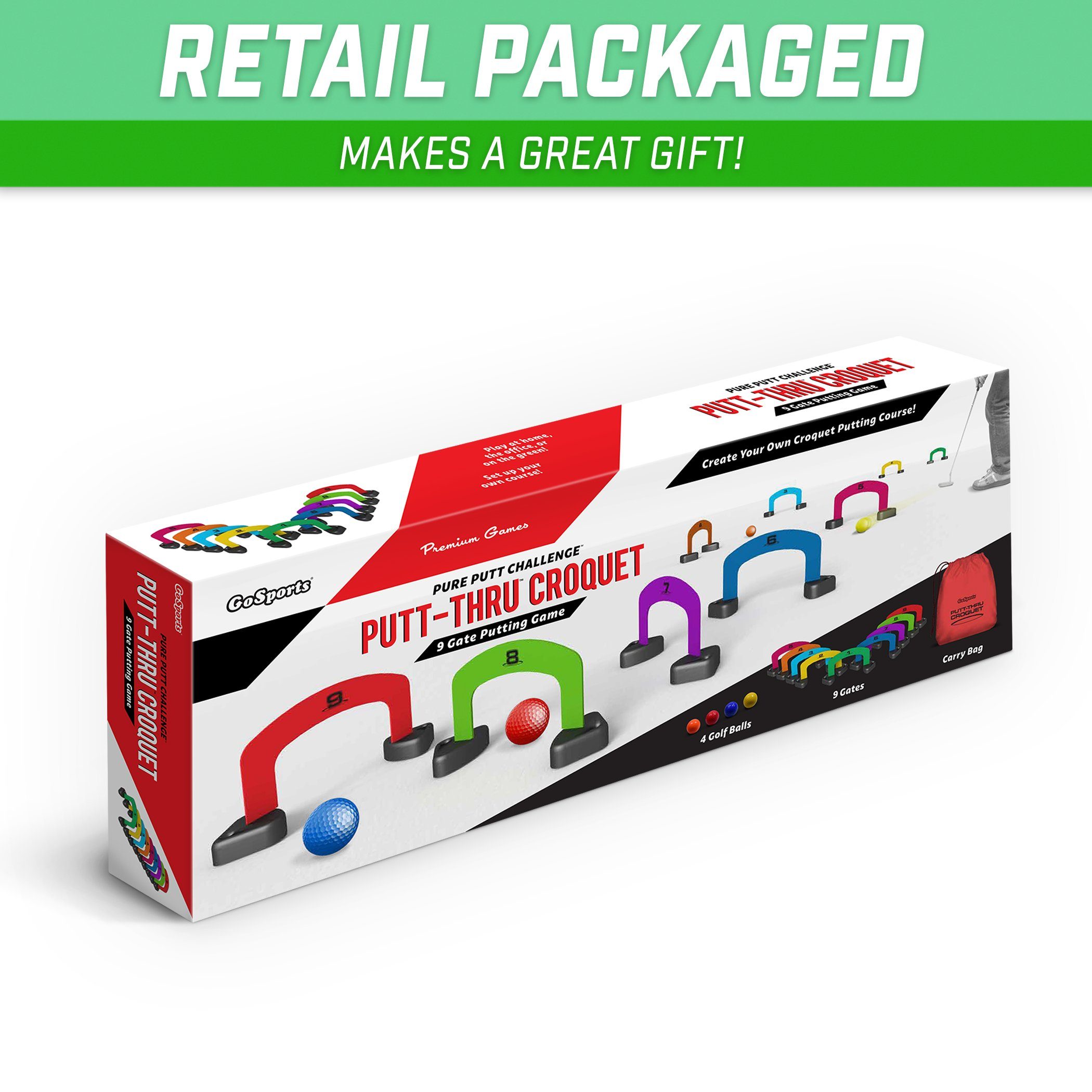 GoSports Putt-Thru Croquet Putting Game