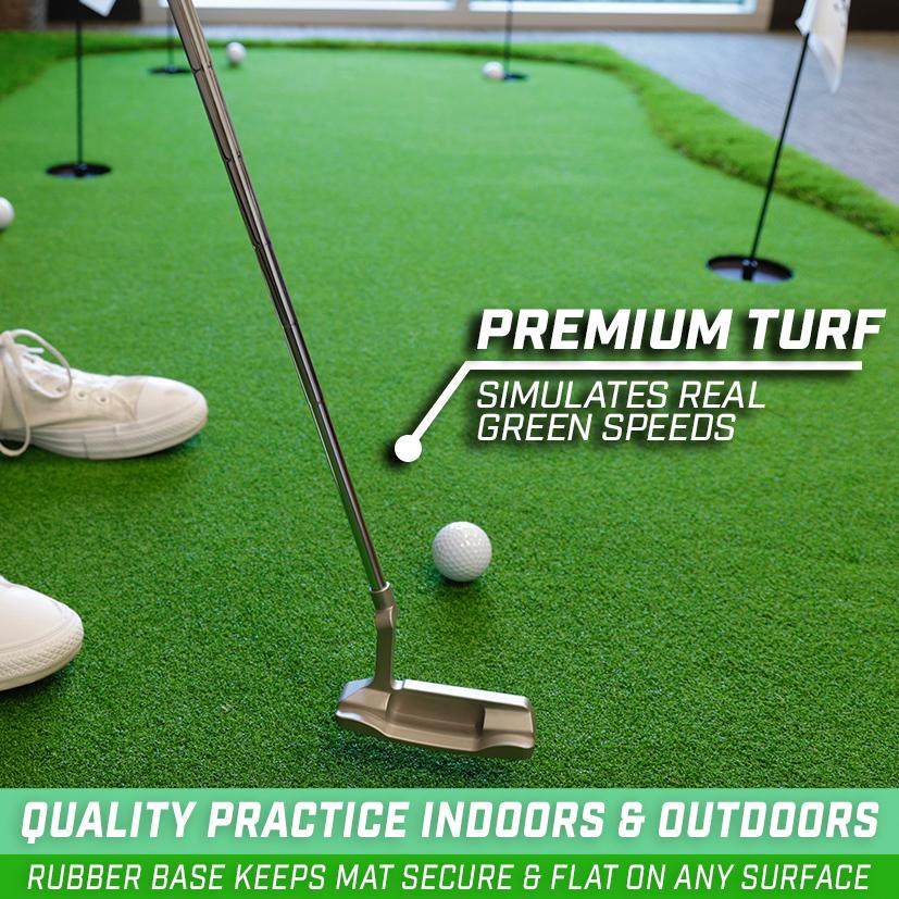 GoSports 12 ft x 5 ft Golf Putting Green Indoor/Outdoor