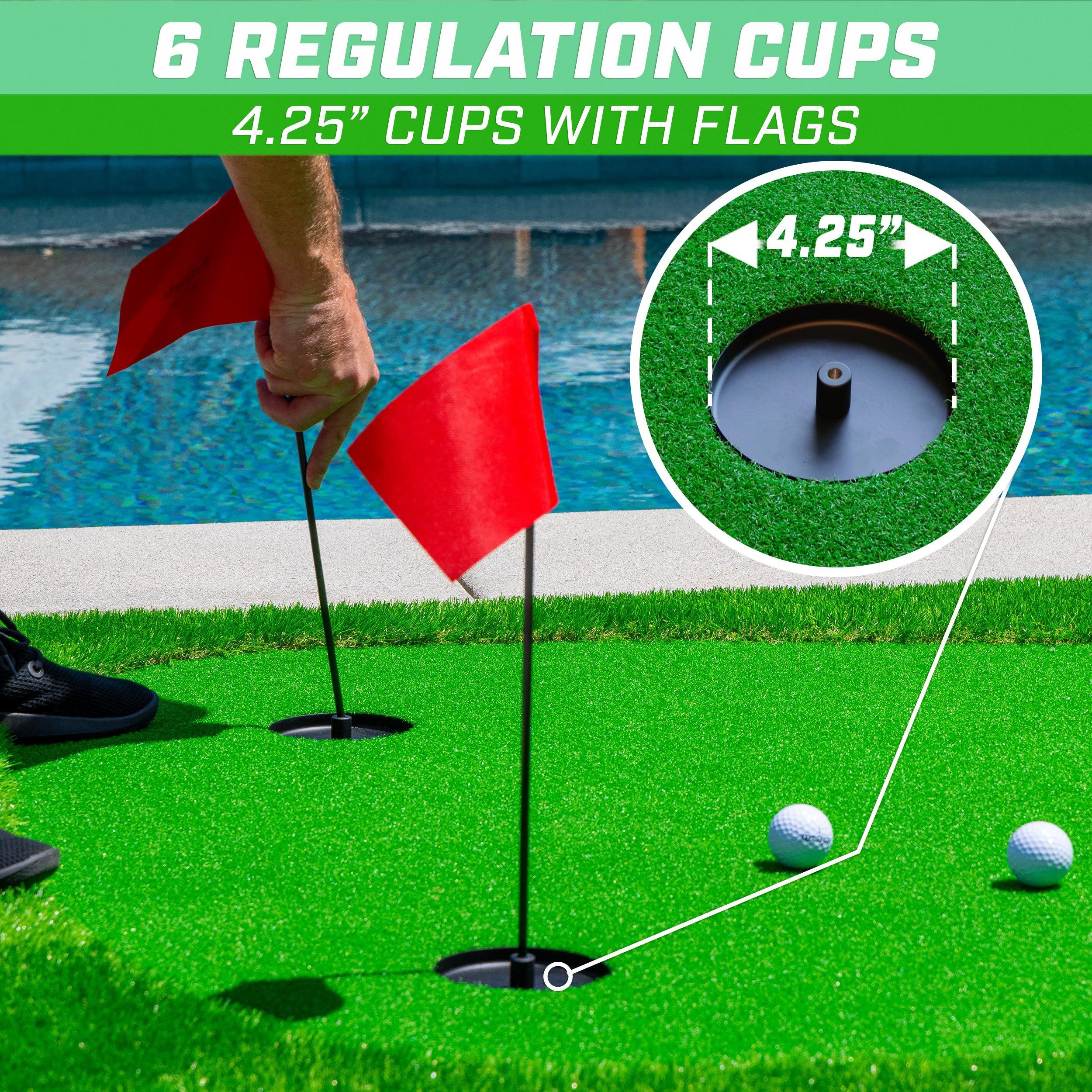 GoSports 12 ft x 5 ft Golf Putting Green Indoor/Outdoor