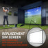 GoSports Replacement Sim Screen - Only Compatible with GoSports Golf Simulator Enclosure