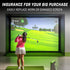 GoSports Replacement Sim Screen - Only Compatible with GoSports Golf Simulator Enclosure