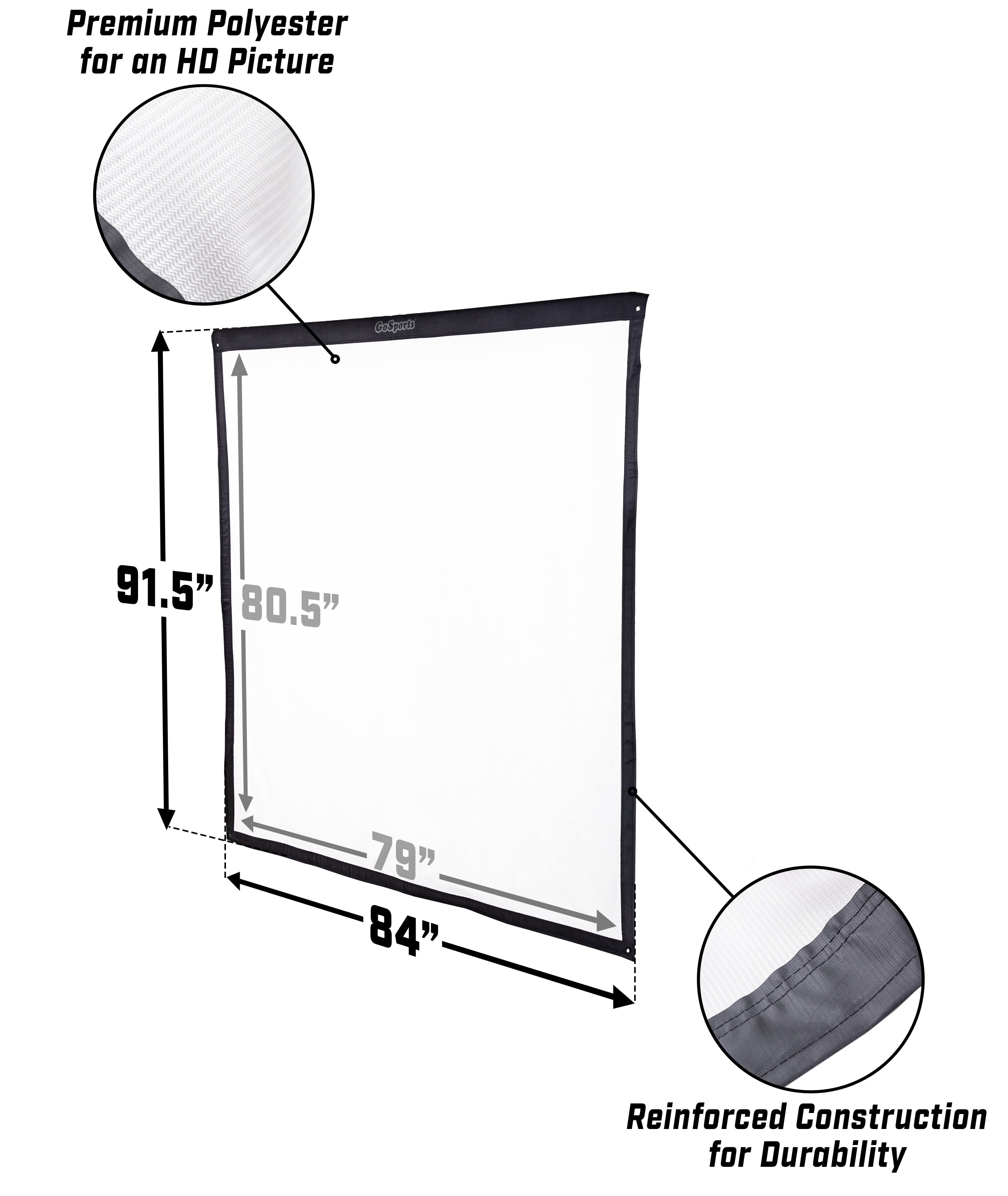 GoSports 7 ft Golf Simulator Impact Screen (Simulator sold separately)