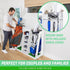GoSports Premium Wooden Golf Bag Organizer and Storage Rack - White