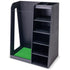 GoSports Premium Wooden Golf Bag Organizer and Storage Rack - Black