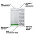 GoSports Premium Wooden Golf Bag Organizer and Storage Rack - White