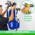 GoSports Wall Mounted Golf Bag Storage Rack - Holds 2 Golf Bags