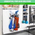 GoSports Wall Mounted Golf Bag Storage Rack - Holds 2 Golf Bags