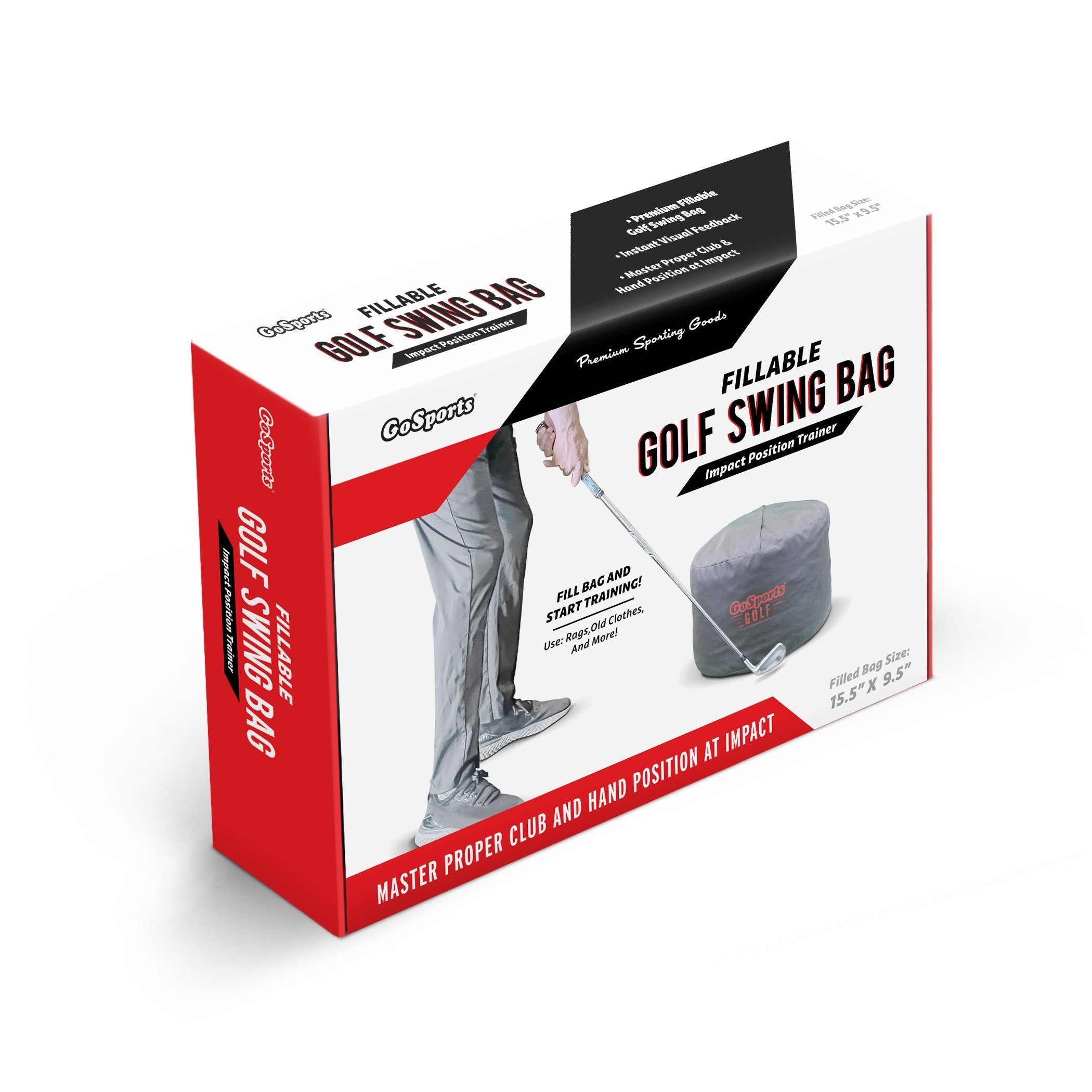 GoSports Golf Swing Bag - Impact Position Trainer