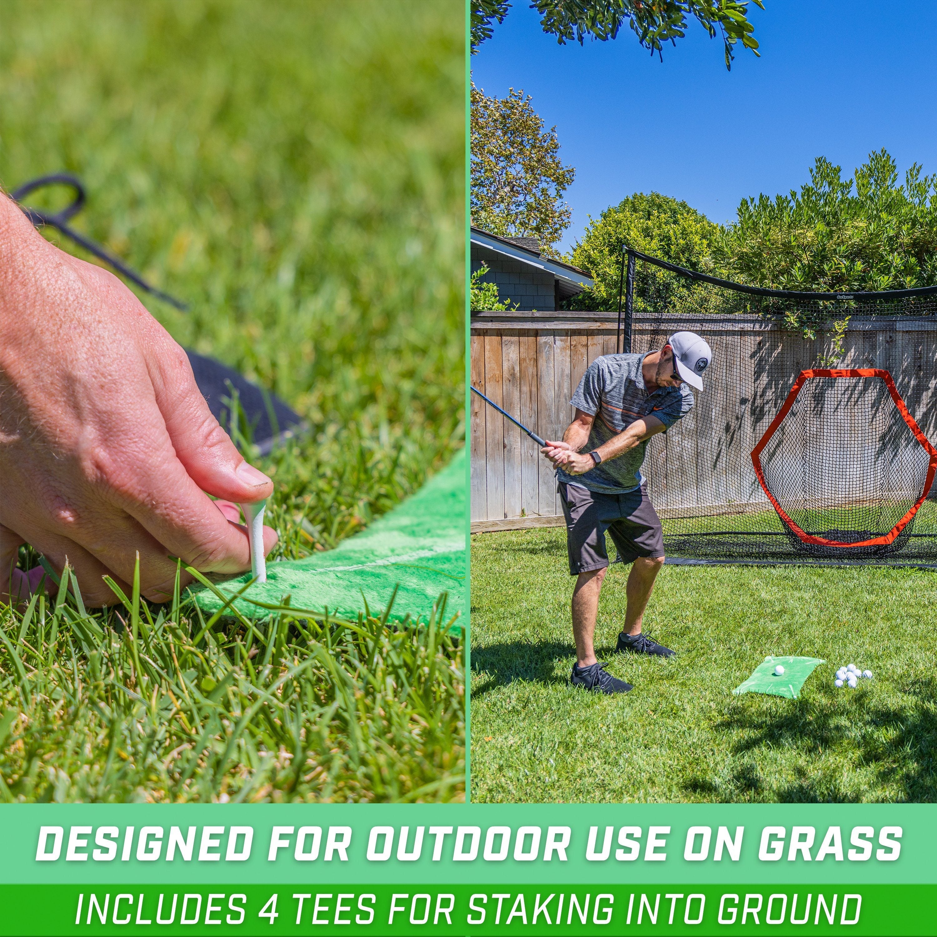 GoSports SWINGSPOT Outdoor Golf Swing Training Mat