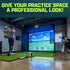 GoSports Golf Simulator Turf - 15 mm ELITE Golf Mat for Indoor Home Setups