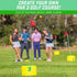 GoSports Yard Links Golf Game - Choose 3, 6, or 9 Hole Course - Includes Golf Buckets, Tee Markers, and Balls