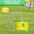 GoSports Yard Links Golf Game - Choose 3, 6, or 9 Hole Course - Includes Golf Buckets, Tee Markers, and Balls