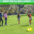 GoSports Yard Links Golf Game - Choose 3, 6, or 9 Hole Course - Includes Golf Buckets, Tee Markers, and Balls