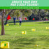 GoSports Yard Links Golf Game - Choose 3, 6, or 9 Hole Course - Includes Golf Buckets, Tee Markers, and Balls
