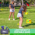 GoSports Yard Links Golf Game - Choose 3, 6, or 9 Hole Course - Includes Golf Buckets, Tee Markers, and Balls