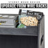 GoSports Premium Wooden Sports Equipment Organizer with Storage Hooks - Golf Bag Rack and Multi-Sport Ball Bin for Garage