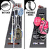 GoSports Premium Wooden Sports Equipment Organizer with Storage Hooks - Golf Bag Rack and Multi-Sport Ball Bin for Garage