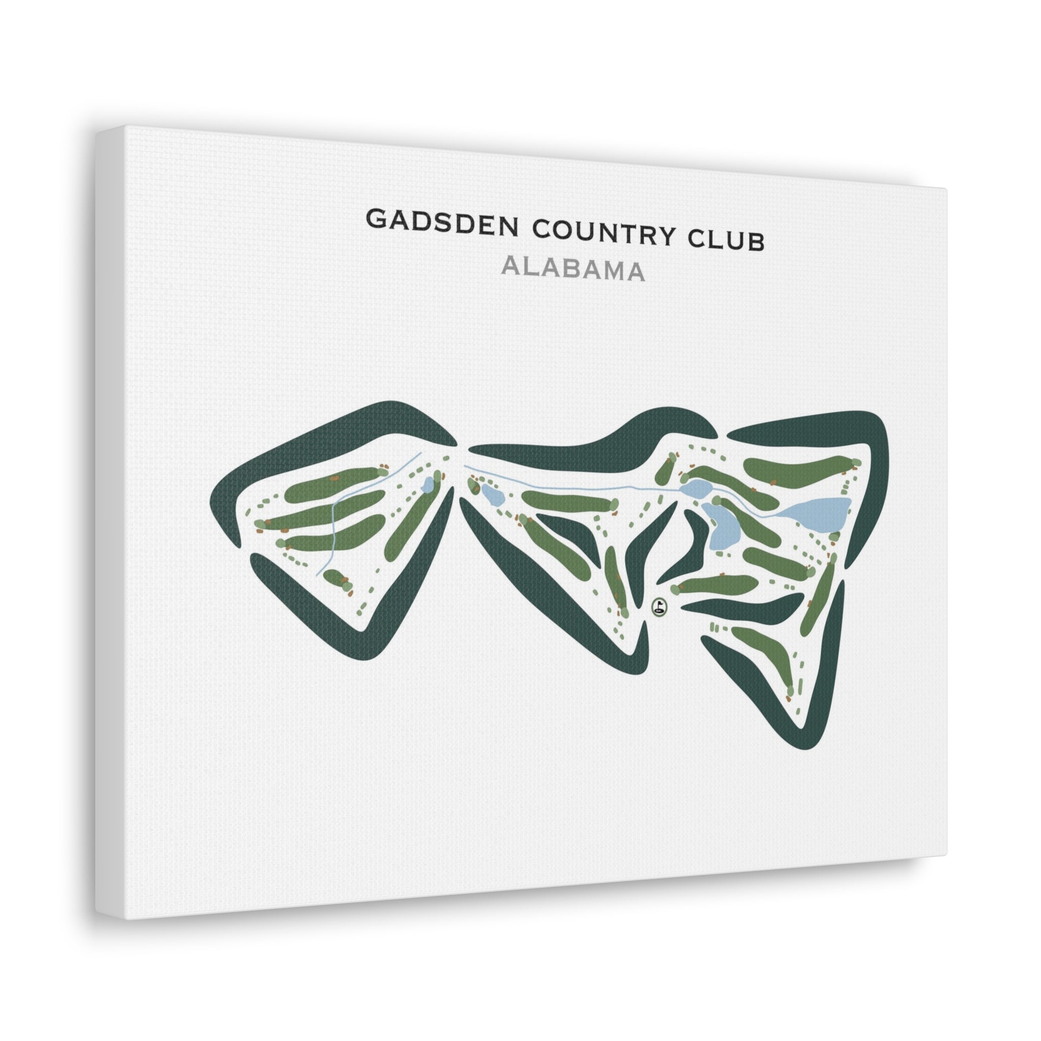 Gadsden Country Club, Alabama - Printed Golf Courses